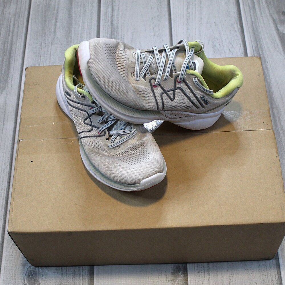 Karhu Women's Fusion Ortix 2021 Athletic Running Shoes Size 7.5 White/Yellow